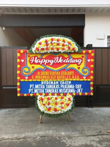 Papan Bunga Pernikahan mandalajati